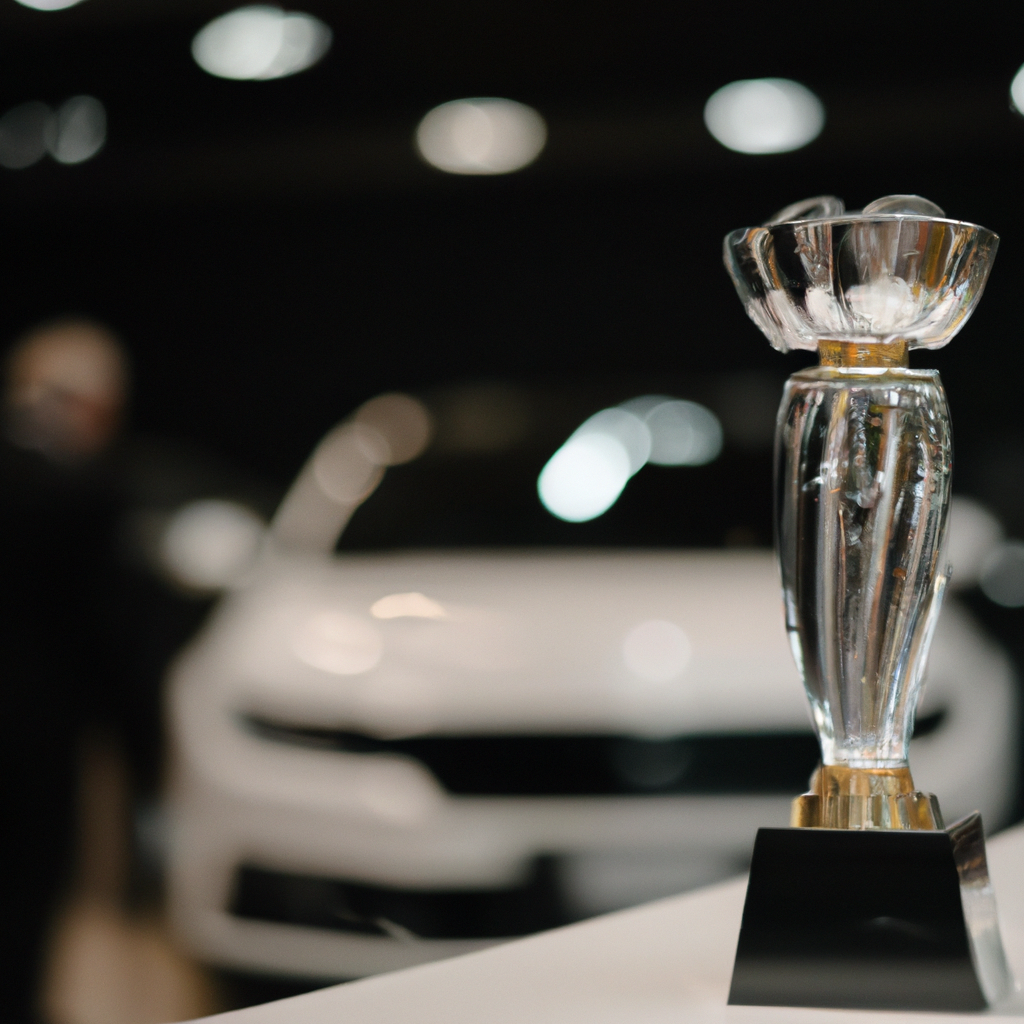 Troféu Concessionária do Ano com design moderno
